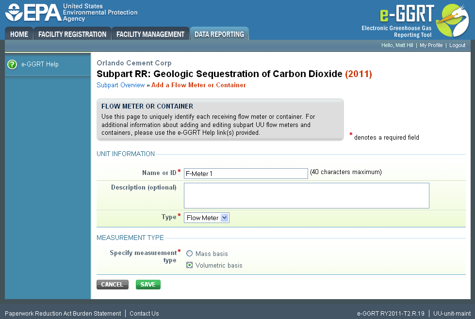 Image of Subpart RR: Geologic Sequestration of Carbon Dioxide page.